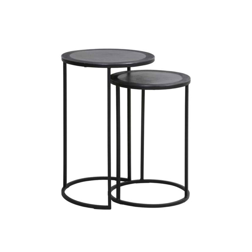 Talca fém lerakóasztal szettben Ø40