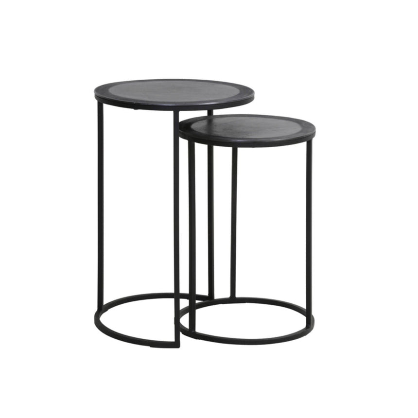 Talca fém lerakóasztal szettben Ø40