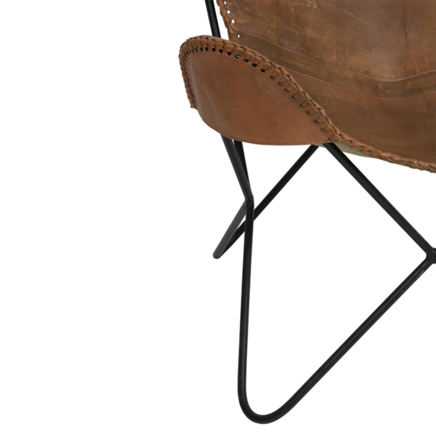 Butterfly bőr fotel