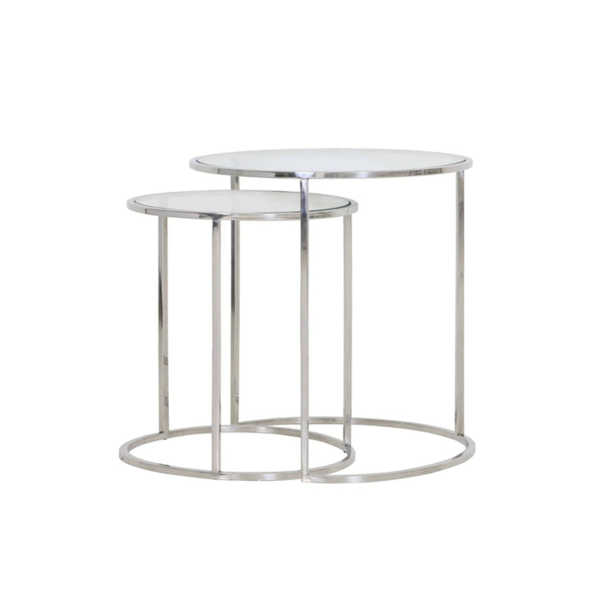 Duarte üveg lerakóasztal szettben