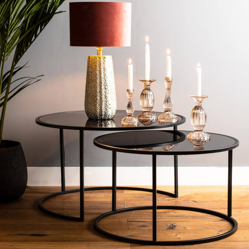 Yellow wooden dining table