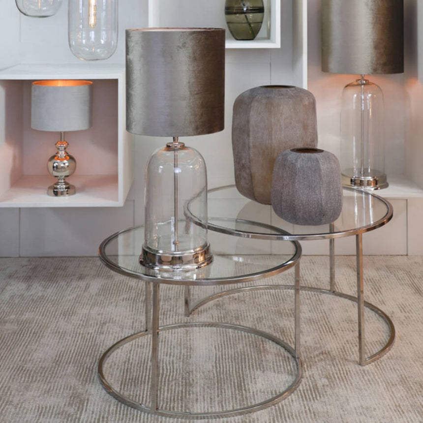 Yellow wooden dining table