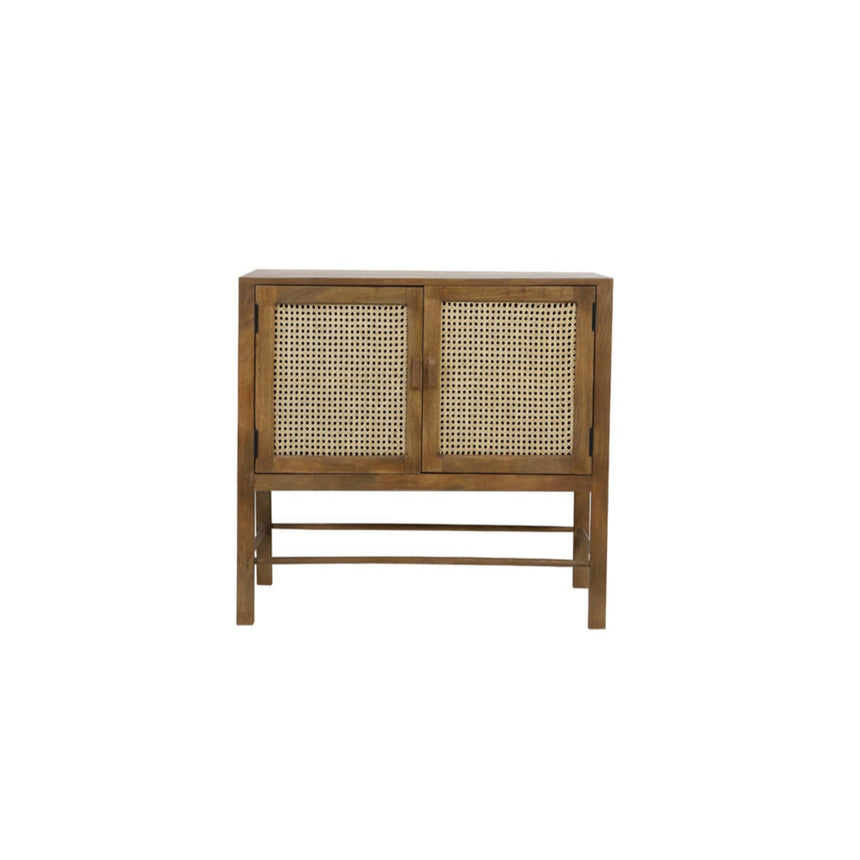 Yellow wooden dining table