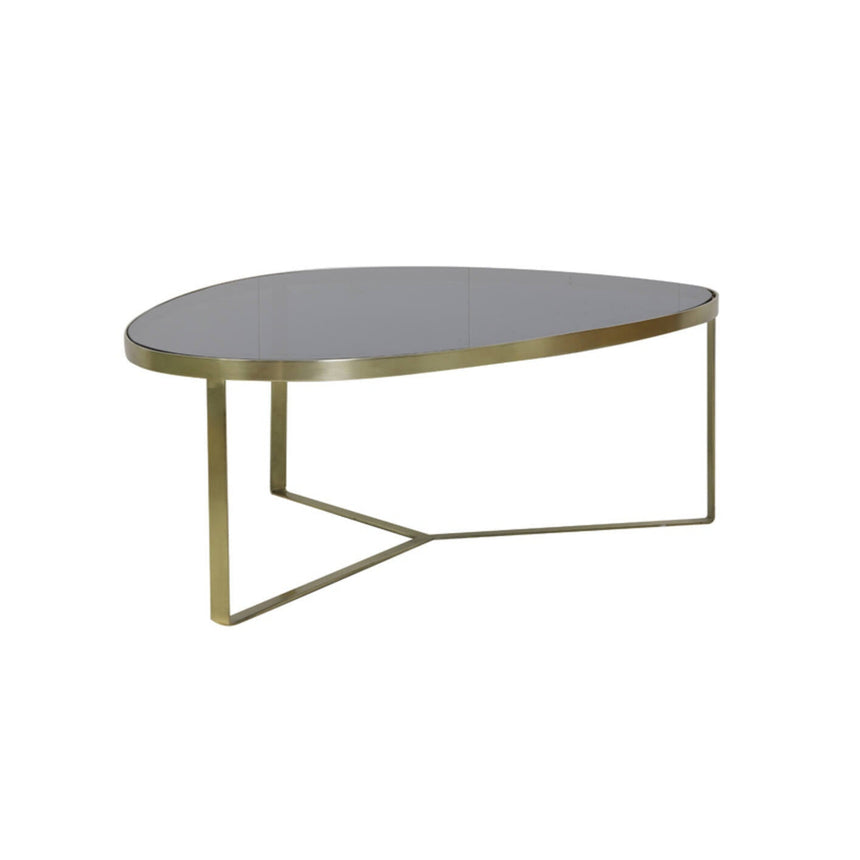 Yellow wooden dining table