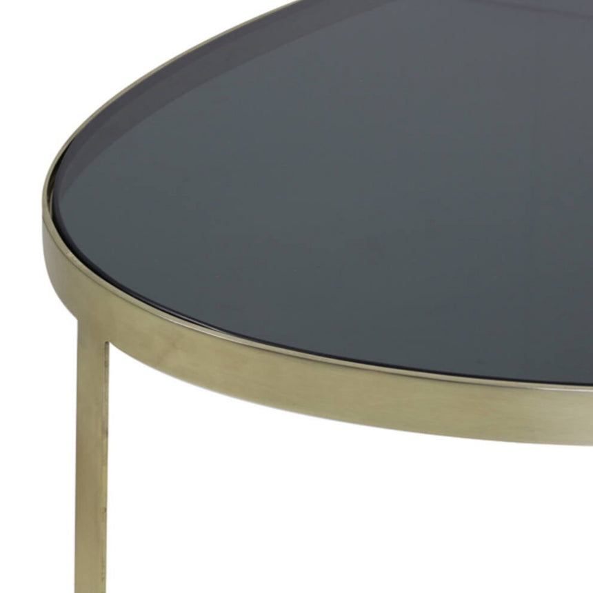 Yellow wooden dining table