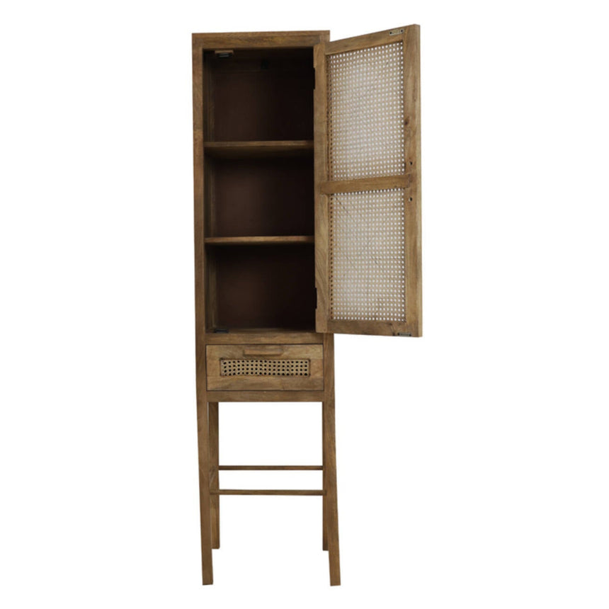 Yellow wooden dining table