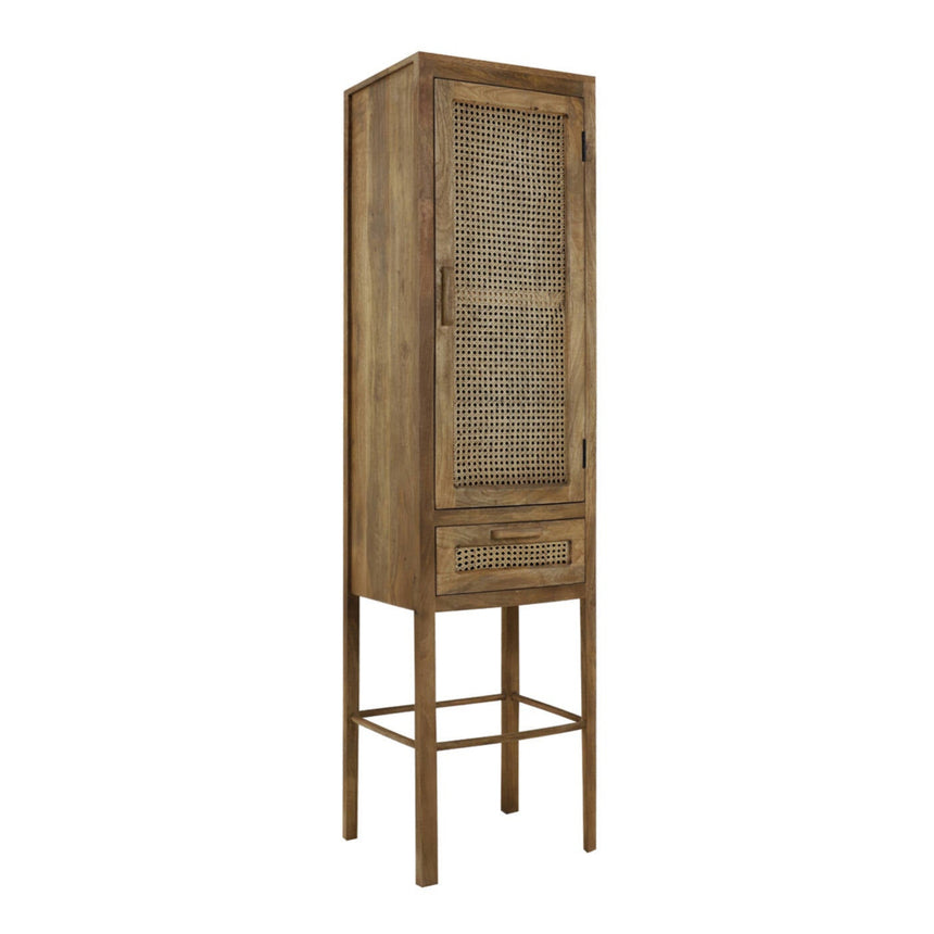 Yellow wooden dining table