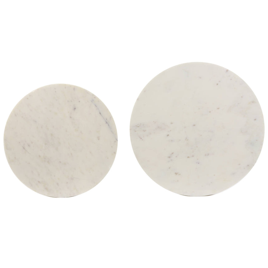 Perlato márvány lerakóasztal szettben