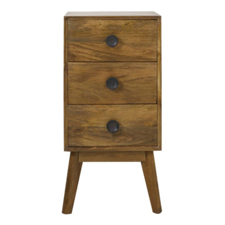 Yellow wooden dining table