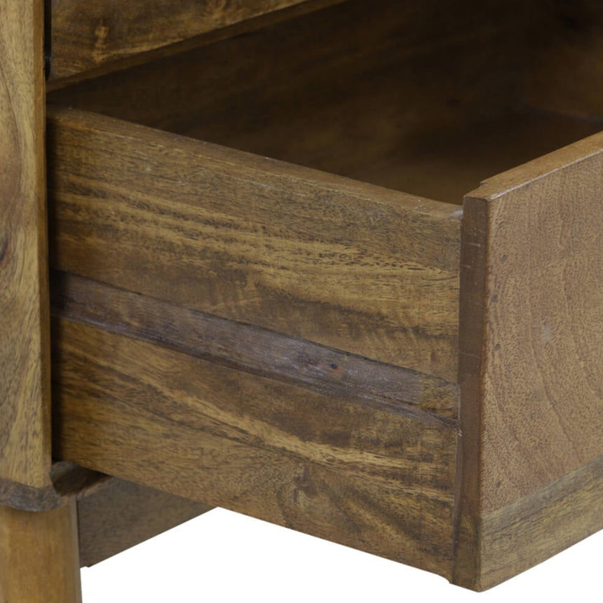 Yellow wooden dining table