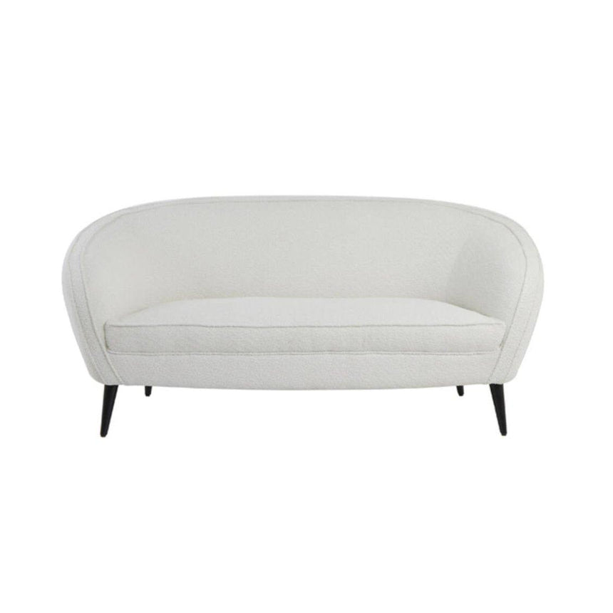 Almond 2-seater bouclé sofa