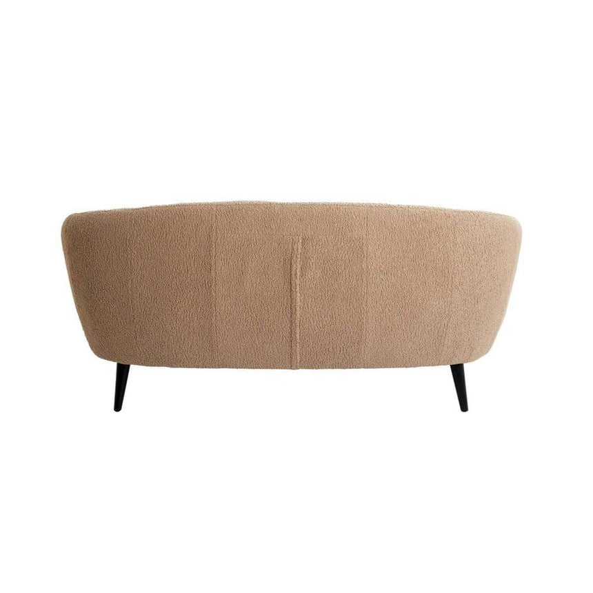 Almond 2-seater teddy sofa