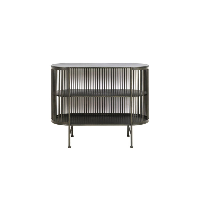 Yellow wooden dining table