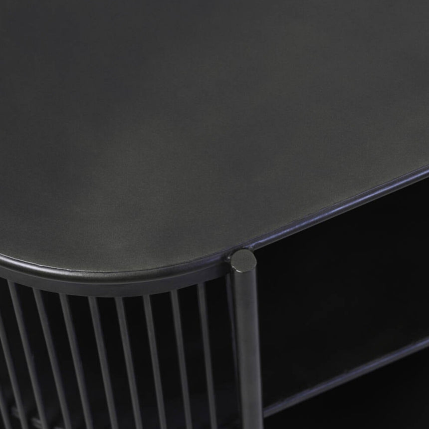 Yellow wooden dining table