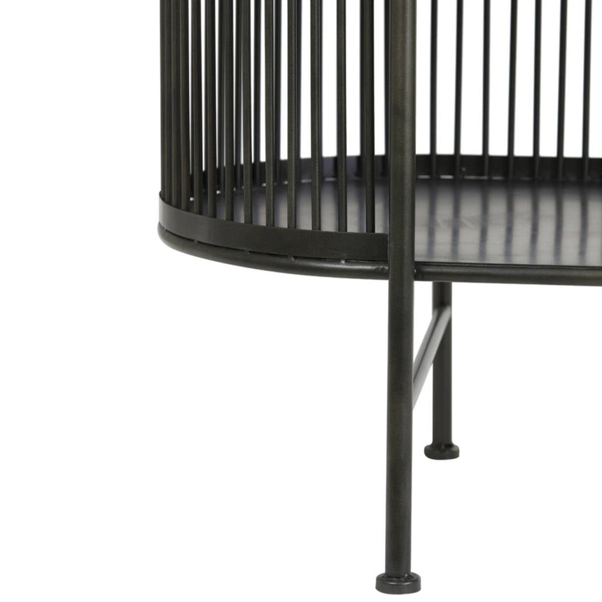 Yellow wooden dining table