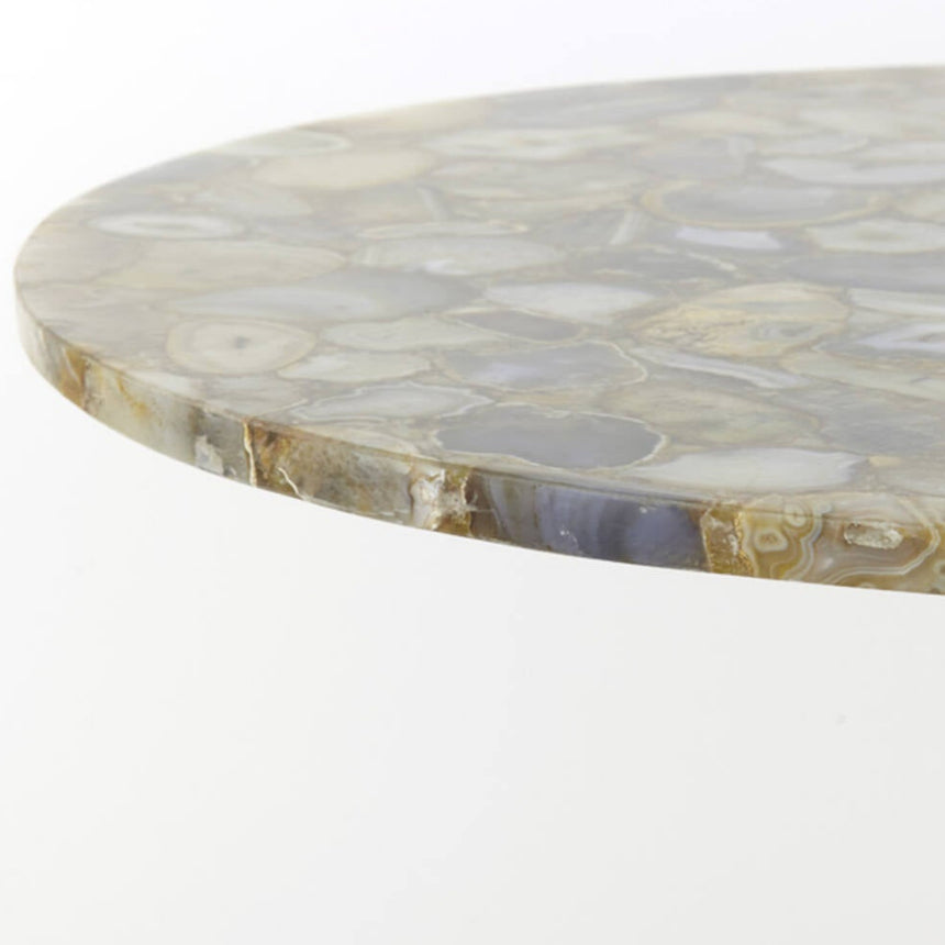 Rickerd achát lerakóasztal Ø48