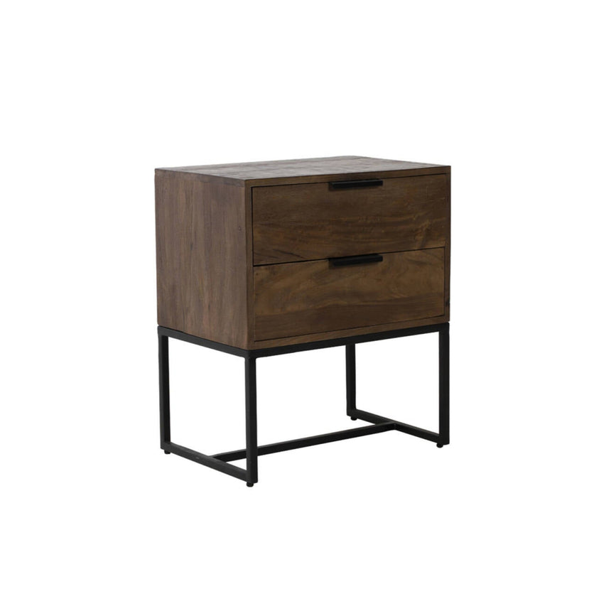 Yellow wooden dining table