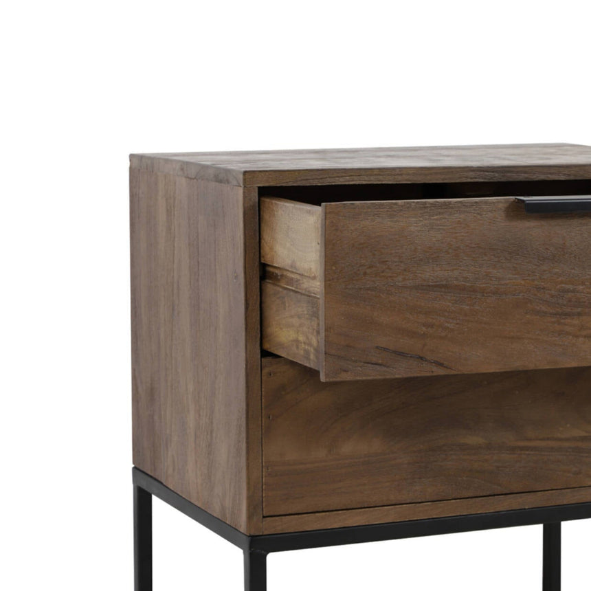 Yellow wooden dining table