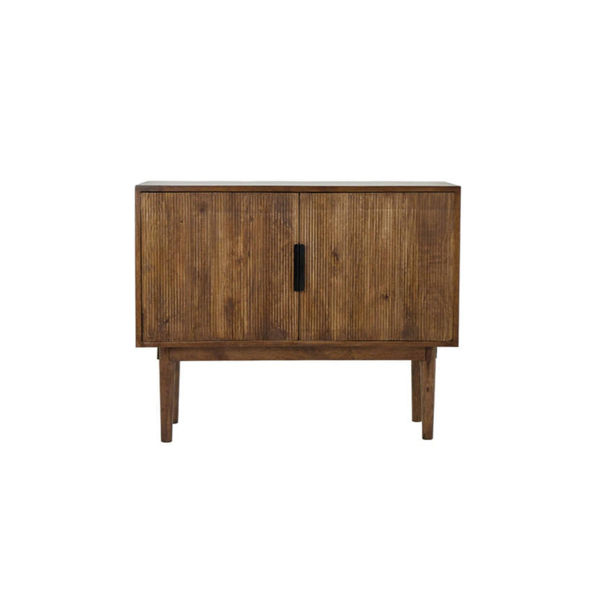 Yellow wooden dining table