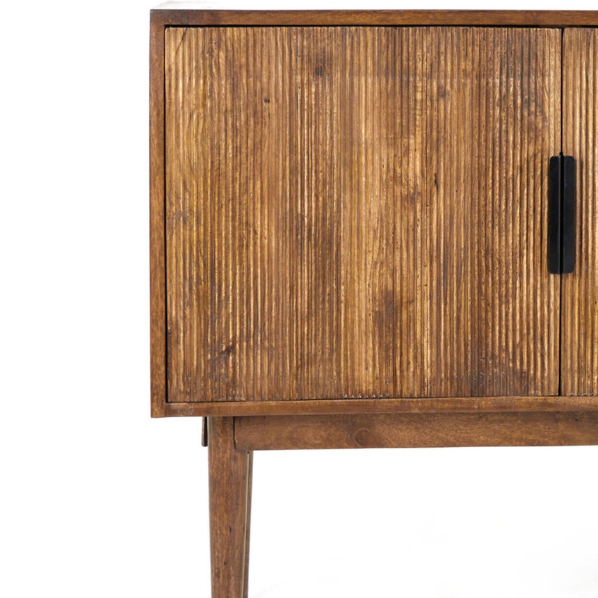 Yellow wooden dining table