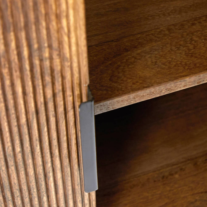 Yellow wooden dining table