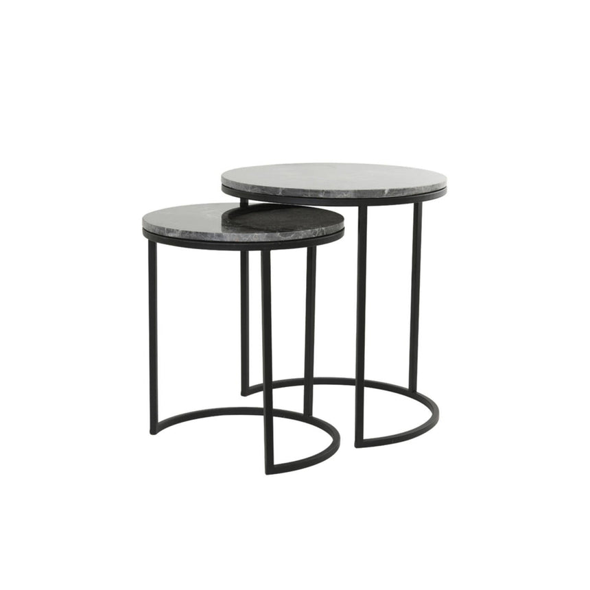 Alfio márvány lerakóasztal szettben