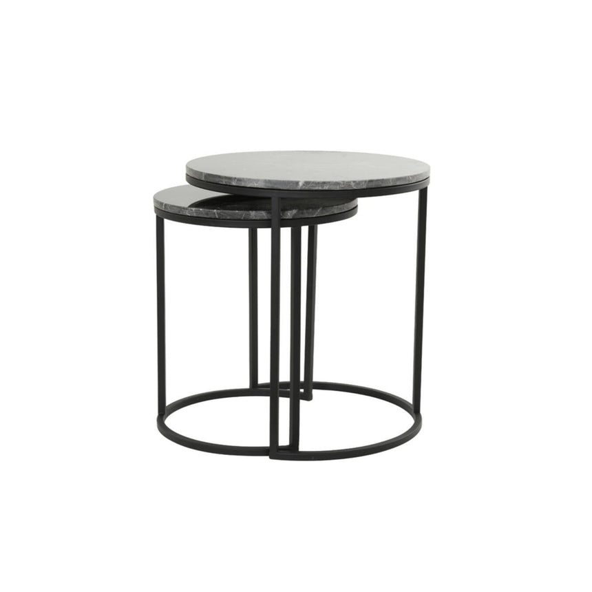 Alfio márvány lerakóasztal szettben