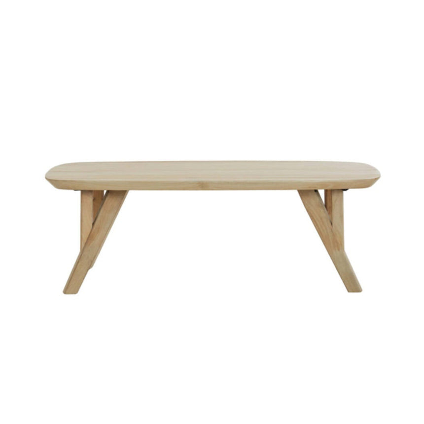 Yellow wooden dining table