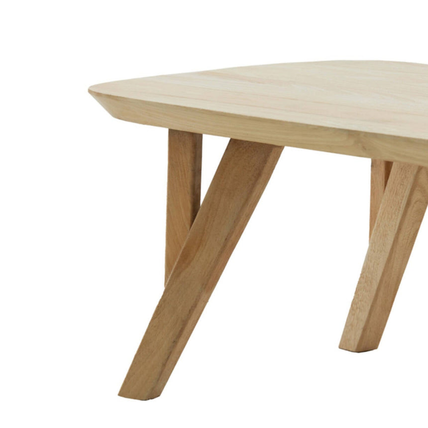 Yellow wooden dining table