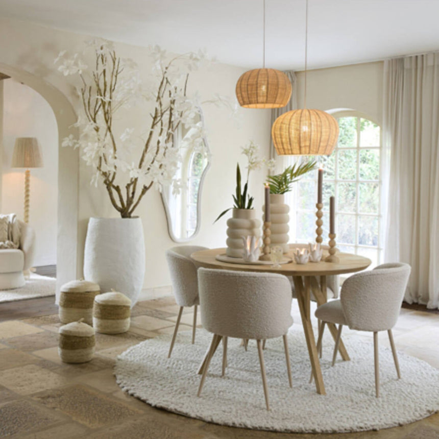 Quenza fa étkezőasztal Ø120