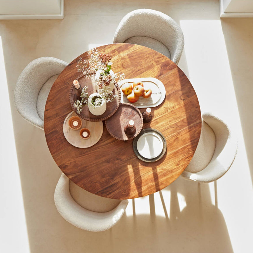 Quenza fa étkezőasztal Ø140