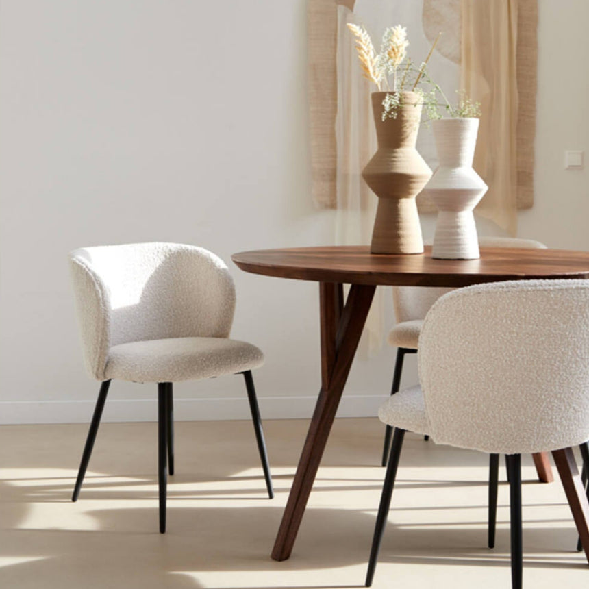 Quenza fa étkezőasztal Ø140