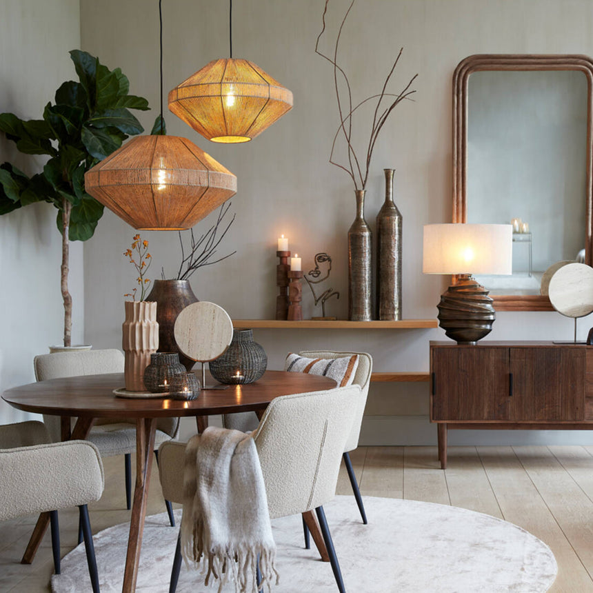 Quenza fa étkezőasztal Ø140