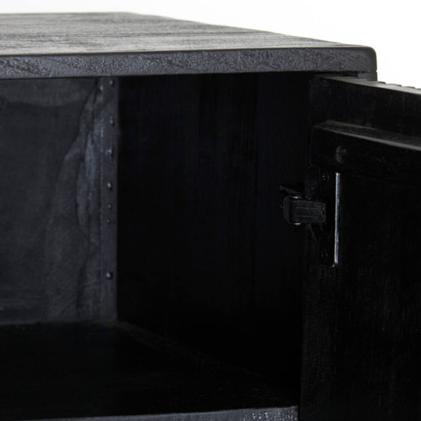 Yellow wooden dining table