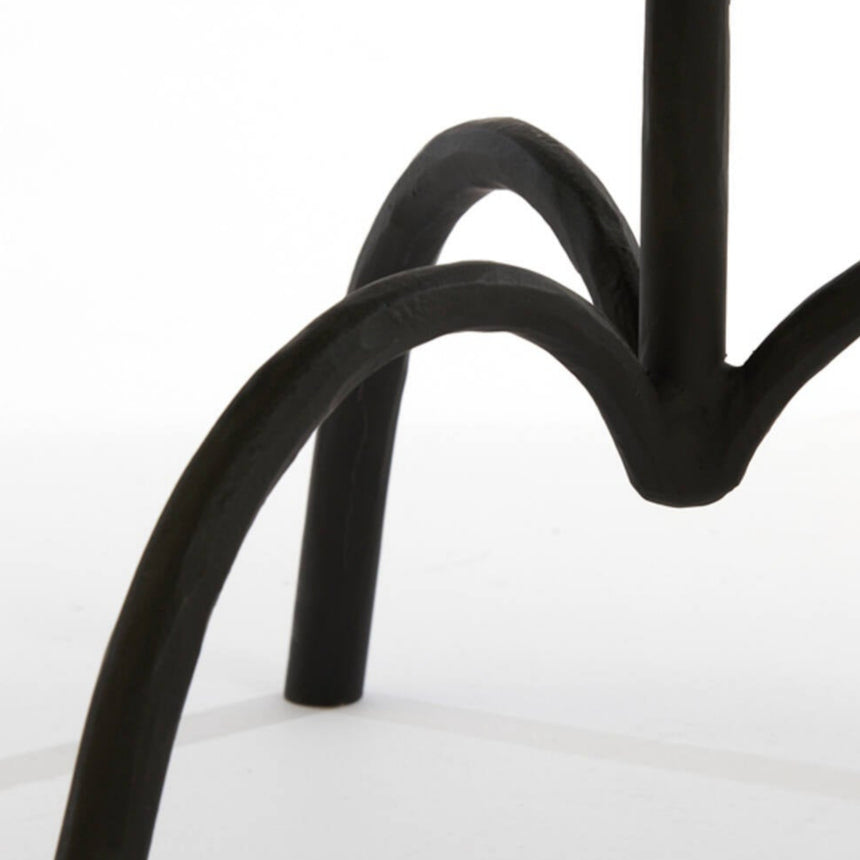 Yellow wooden dining table