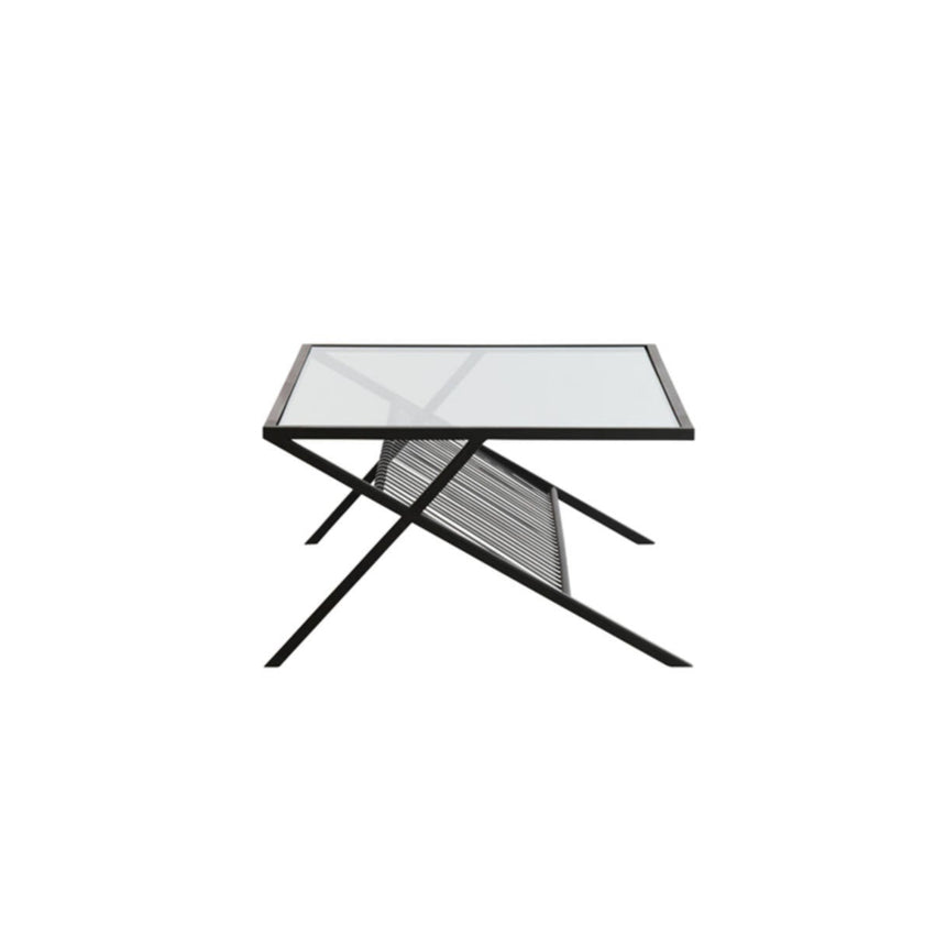 Yellow wooden dining table