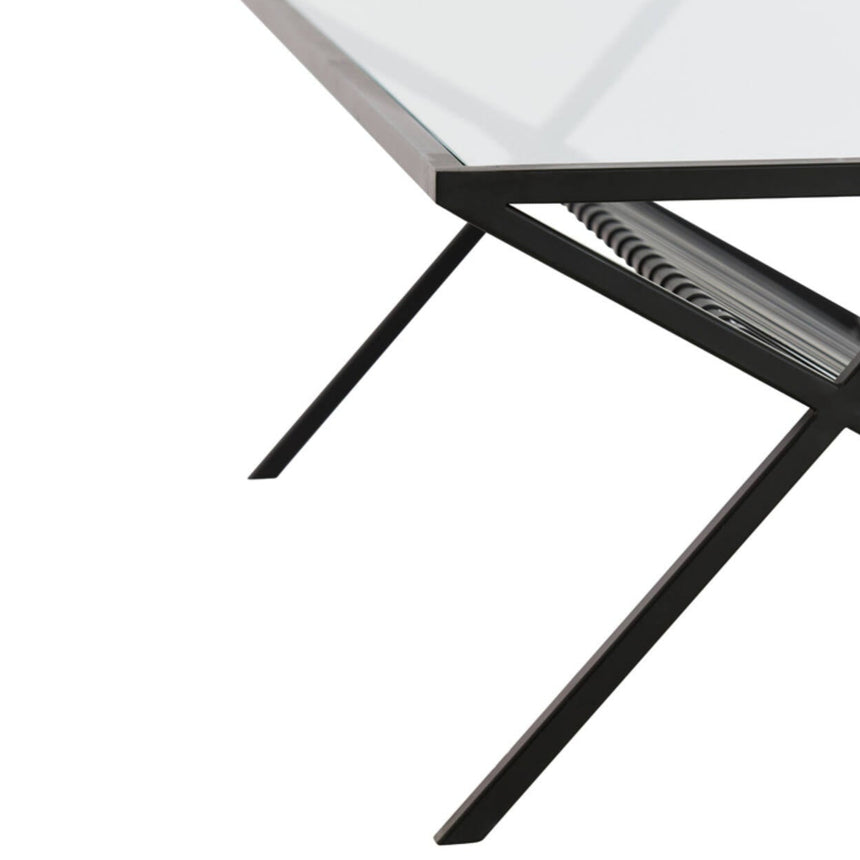 Yellow wooden dining table