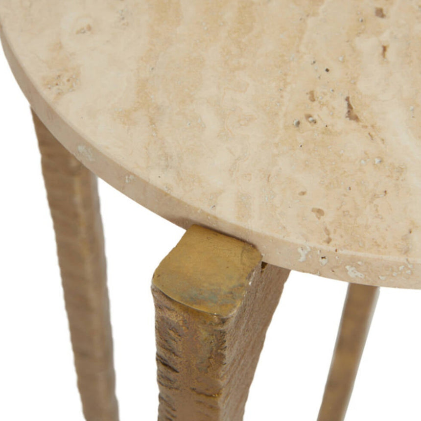 Yellow wooden dining table