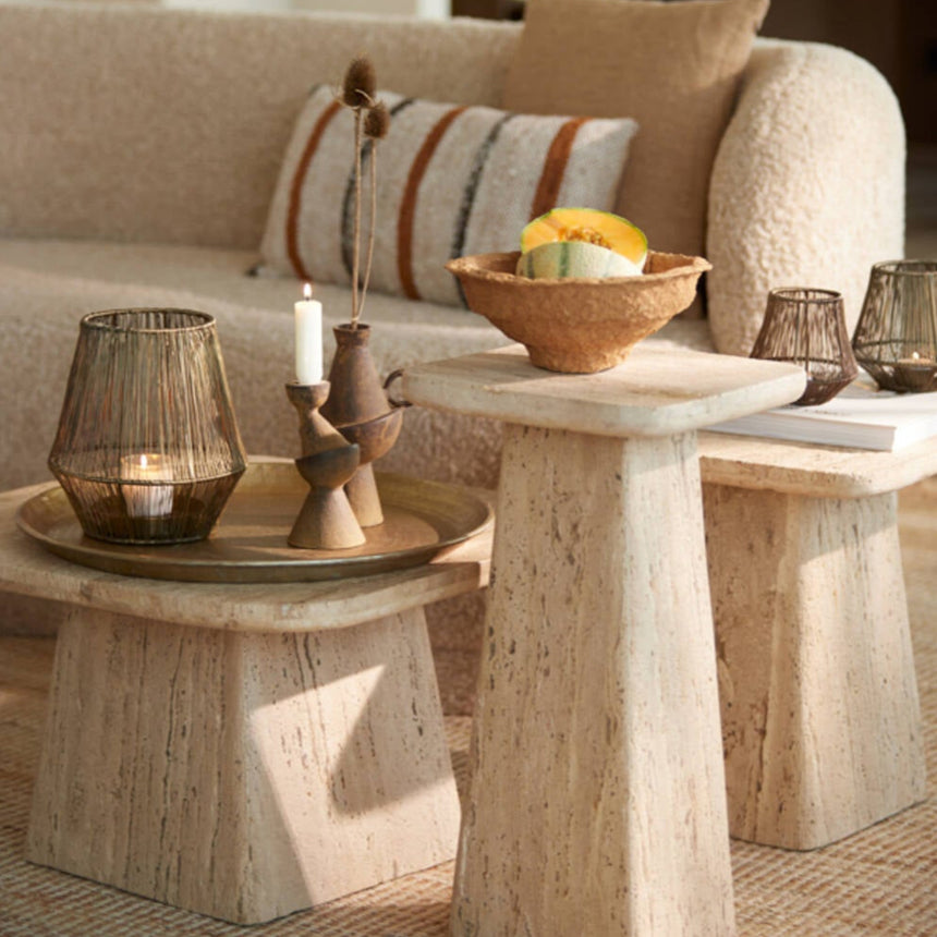 Kepami travertin lerakóasztal