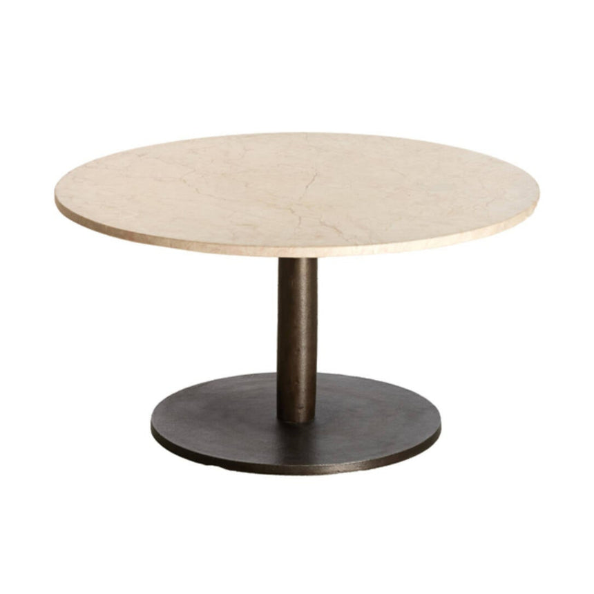 Yellow wooden dining table