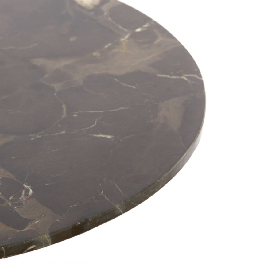 Yellow wooden dining table