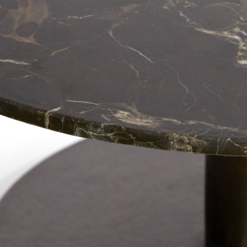 Yellow wooden dining table