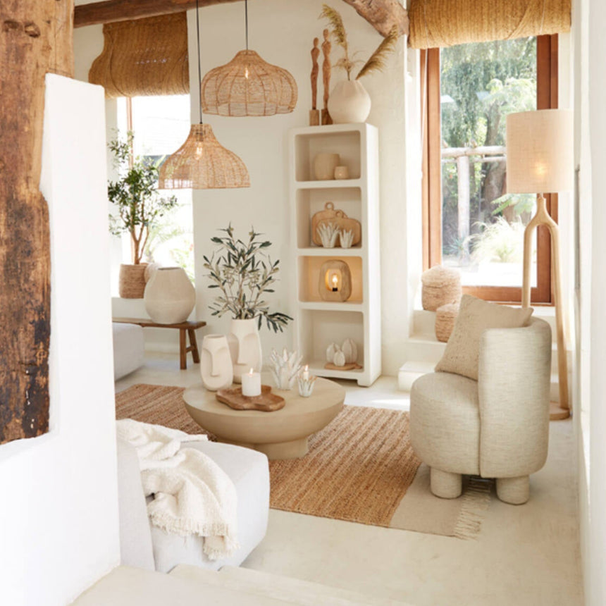 Yellow wooden dining table