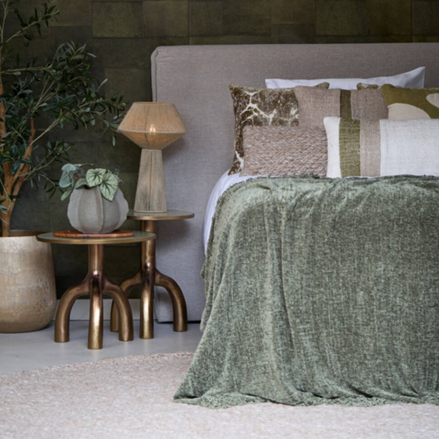 Mello üveg lerakóasztal