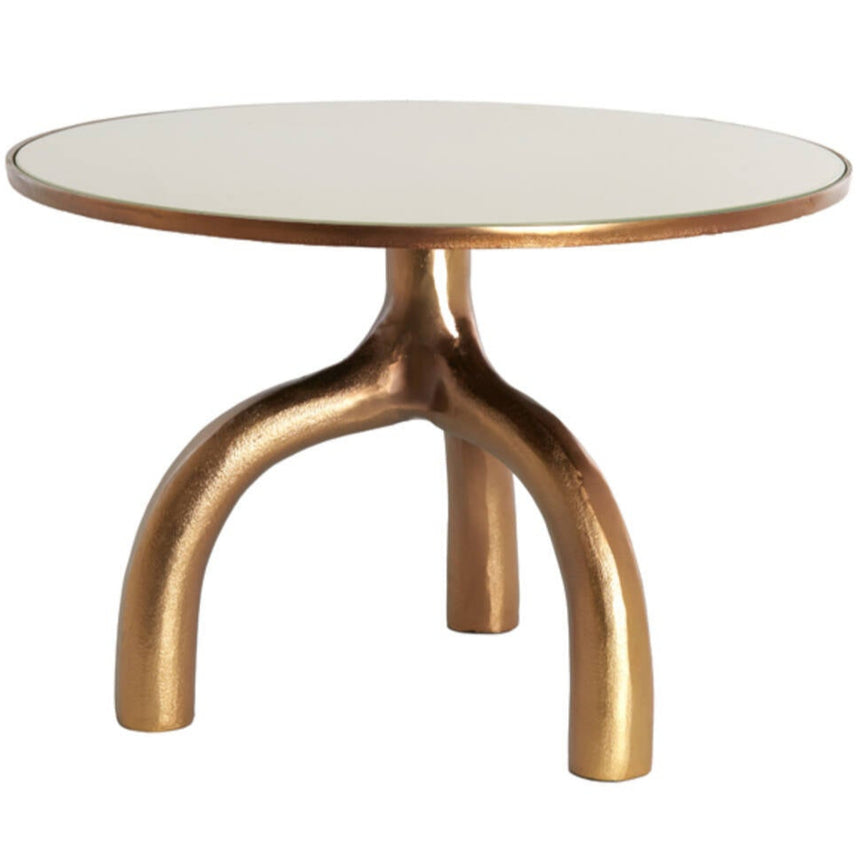 Yellow wooden dining table