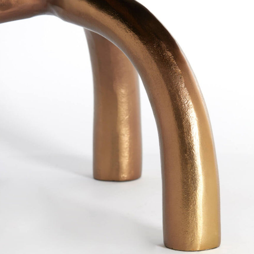 Yellow wooden dining table