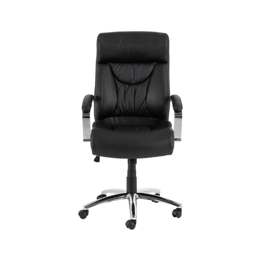 Benson textile leather rolling chair