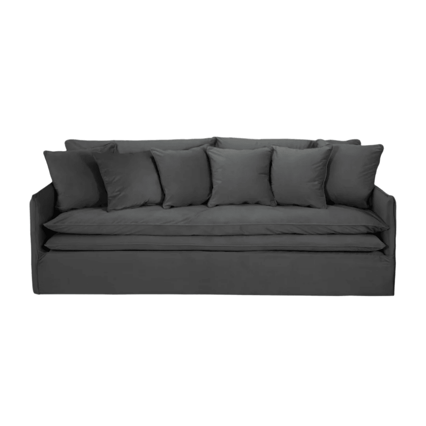 Boho 4-seater velvet sofa