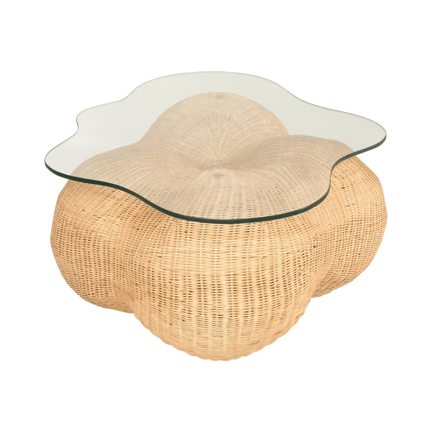 Cloud rattan coffee table