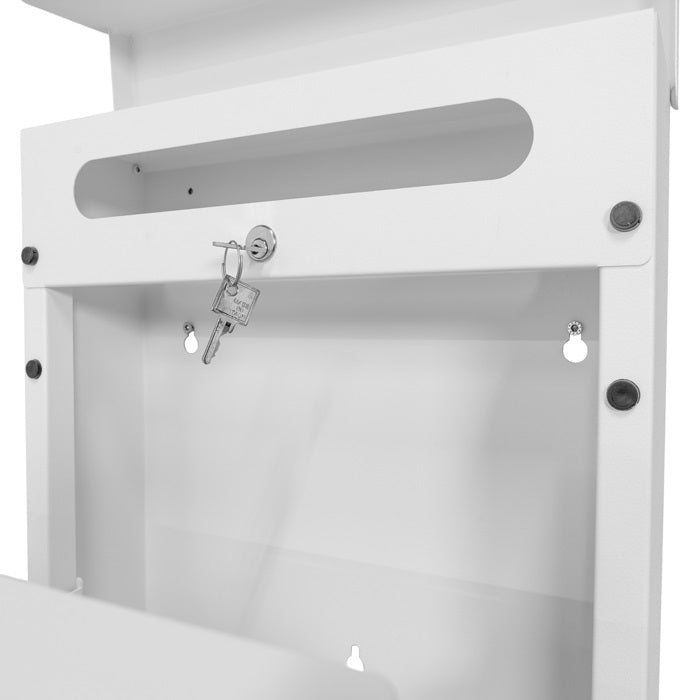 Inbox fém postaláda